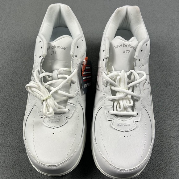 New Balance 577 Walking Shoes Mens Size 15 4E White Leather Wide USA MW577WT - Picture 3 of 11